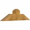 Ekena Millwork Portland Rough Sawn Timber Gable Bracket, Western Red Cedar, 36"W x 10"H x 4"D x 6"F, 7/12 Pitch GBW036X10X0406POR00RWR - alternate 3